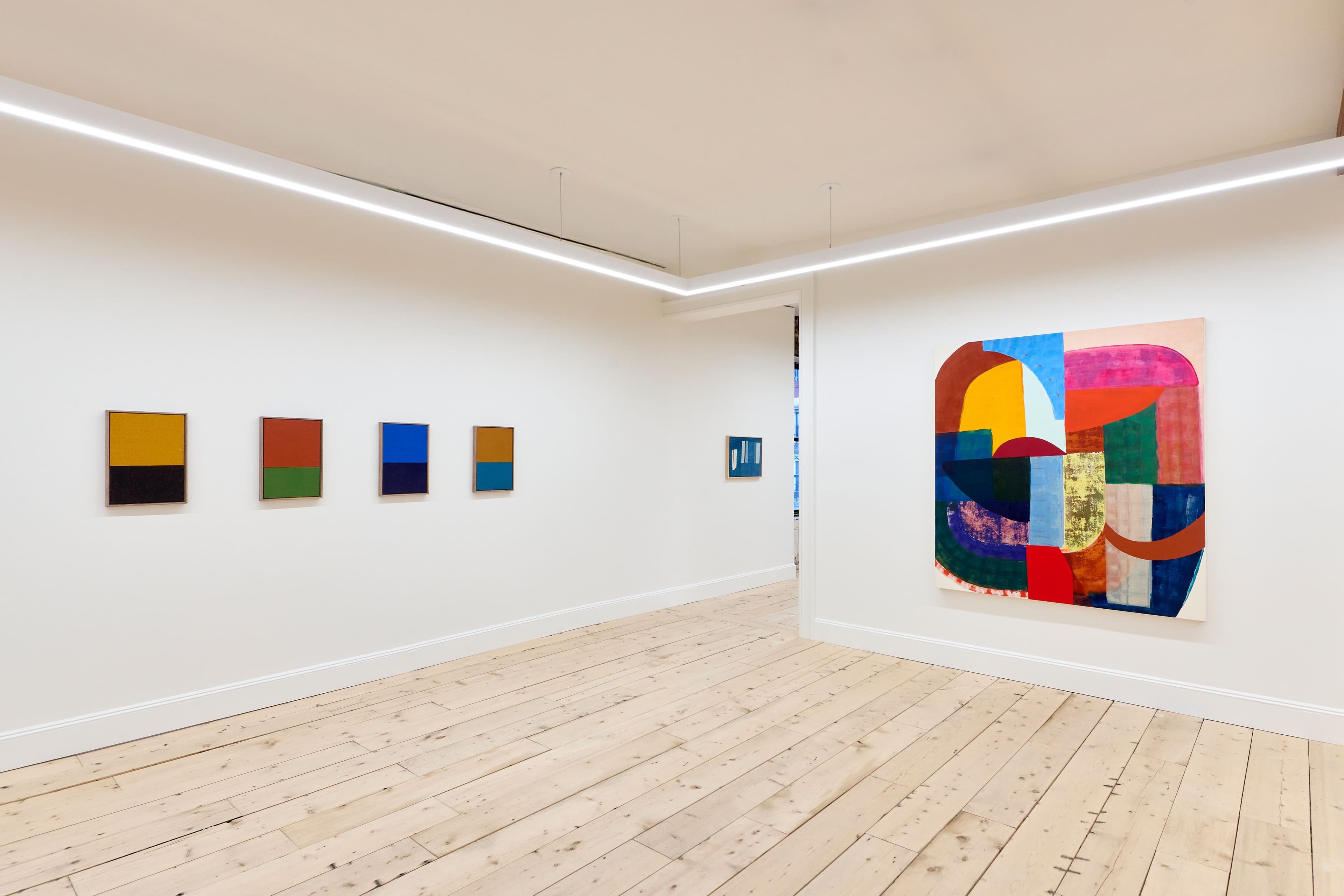 Abstract Paintings installation view