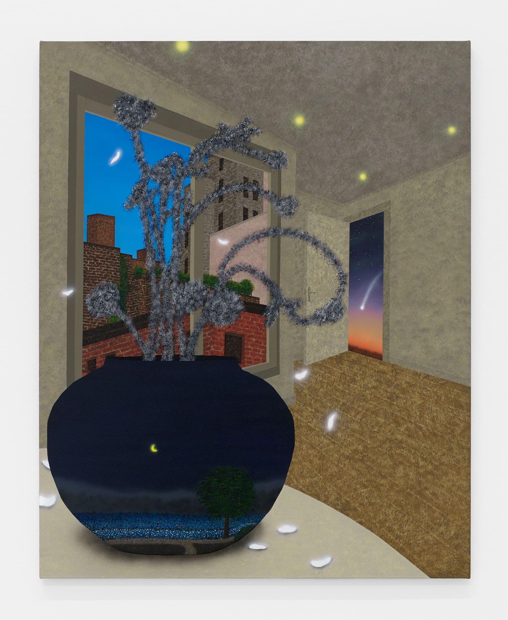 Still Life with Vase and Meteor