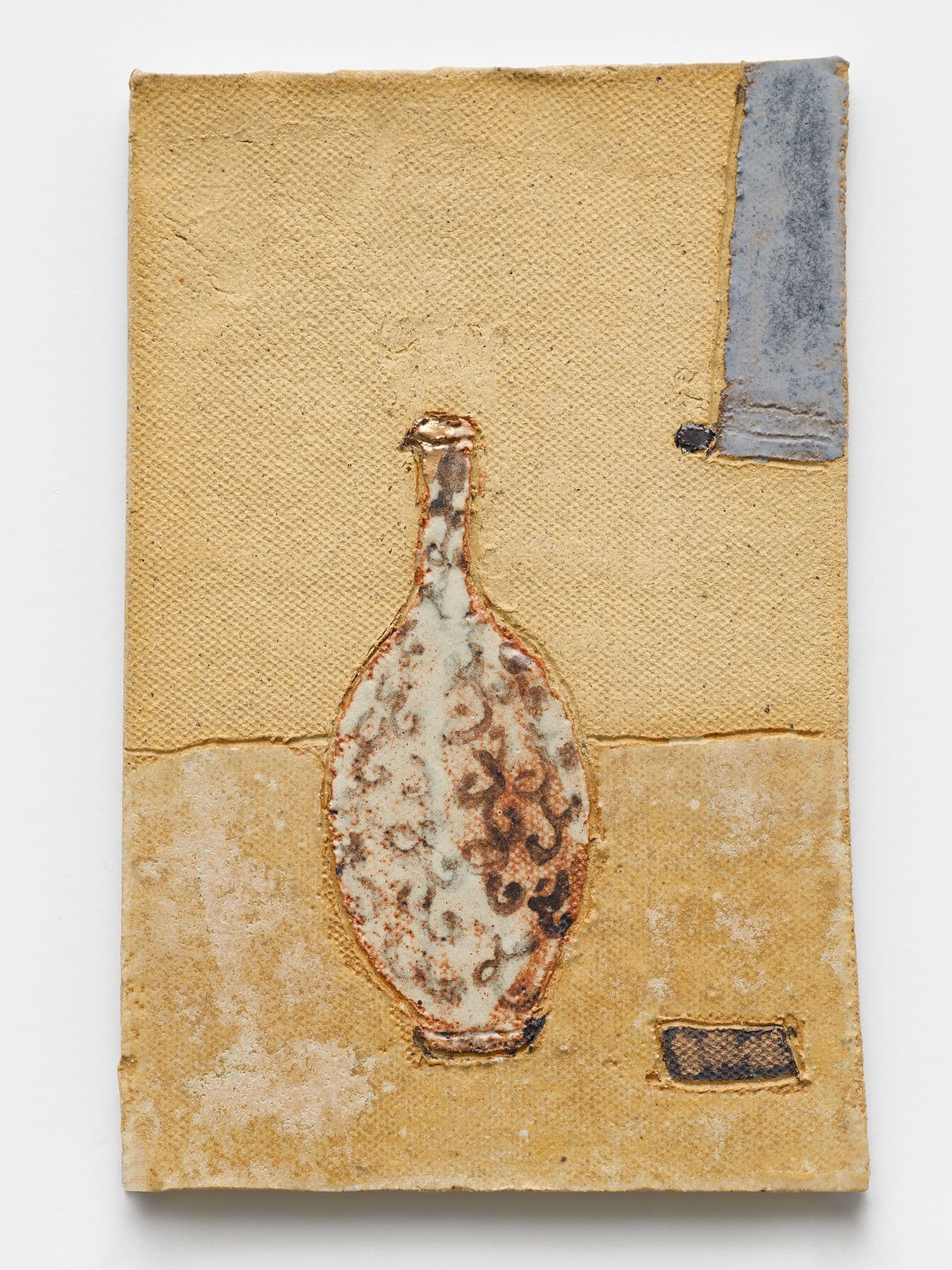 Karakusa Spiral Vase with Gold Lip, Matsumoto Mingeikan